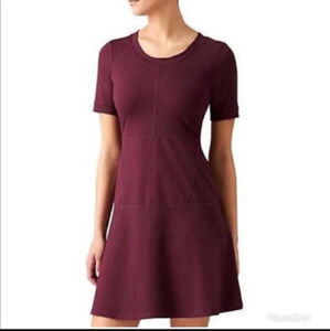 Athleta Synthetic Ponte En Route Dress Knee Length